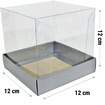 Caixa de Acetato Para Panetone 250gr (12x12x12) - Pct C/5 Unds
