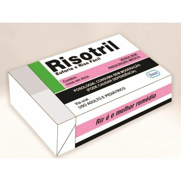 Caixa Para 6 brigadeiros divertida Risotril C/10 Unds
