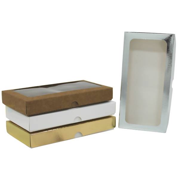 Caixa de Papel Com Visor (KB14) - Pct C/10 Unds - 16x08x02