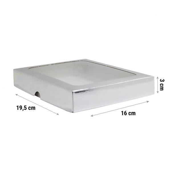 Caixa de Papel Com Visor (KB5) 20x16x03
