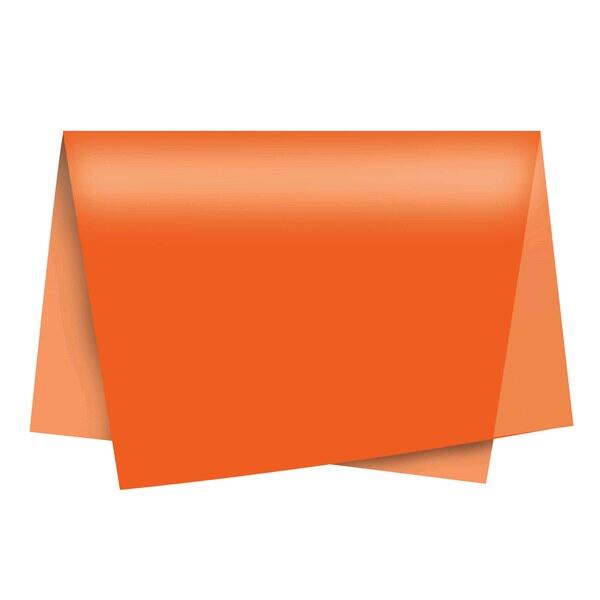 Papel de Seda Laranja - Pct C/100 Unds