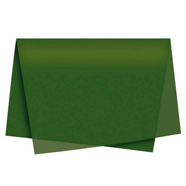 Papel de Seda Verde Musgo - Pct C/100 Unds