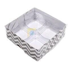 Caixa Para 4 Brigadeiros (Cores) - Pct C/10 Unds