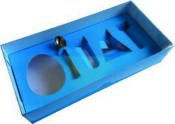 Caixa Para Kit Confeiteiro Azul Ovo de 150g Sem Colher - Pct C/05 unidades - NÃO ACOMPANHA COLHER 
