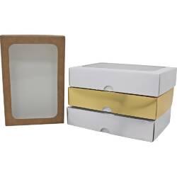 Caixa de Papel Com Visor (KB3) - Pct C/10 Unds - 19,5x13,5x04