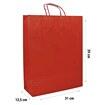 Sacola de Papel Kraft Vermelho - Pct C/10 Unds