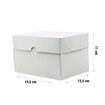 Caixa de Papel Sem Visor (K51) - Pct C/10 Unds - 19,5x13,5x11