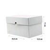 Caixa de Papel Sem Visor (K52) - Pct C/10 Unds - 23,5x12,5x11