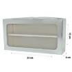 Caixa de Papel Com Visor (K64 ) - Pct C/10 Unds - 23x12x06