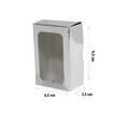 Caixa de Papel Com Visor (KB12) - Pct C/10 Unds - 9,5x6,5x3,5