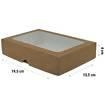 Caixa de Papel Com Visor (KB3) - Pct C/10 Unds - 19,5x13,5x04