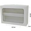 Caixa de Papel Com Visor (K63 ) - Pct C/10 Unds - 19,5x13,5x06