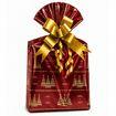 Saco para Presente Metalizado de Natal Real 25 x 37