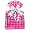 Saco para Presente Corações Rosa 25x37 cm pct c/ 50 un.