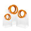 Sacola PVC Alca Redonda Laranja 