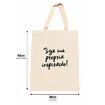 Sacola Algodao Cru Eco Bag (Seja sua propria inspiracao) 30cm x 40cm