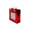 Sacola Ks10 Colmeia Vermelho 10 x 10 x 4 cm com 10 unidades
