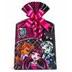 Saco para Presente Metalizado Monster Friends 25x37